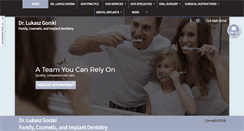 Desktop Screenshot of gorskidentistry.com