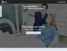 Tablet Screenshot of gorskidentistry.com